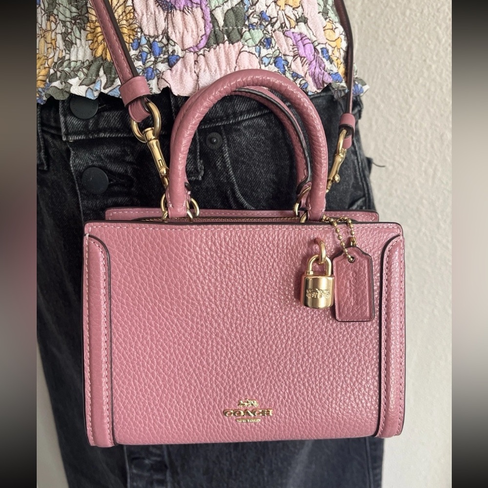 Coach 3015 Zoe Micro Crossbody Satchel Handbag